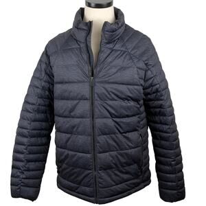 BKE Sport Buckle Quilted Puffer Full Zip Jacket  Men's Sz LRG